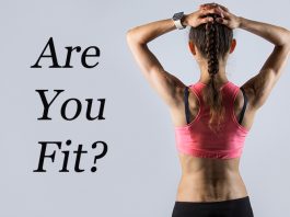 Fit girl wearing a pink sports bra