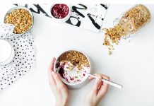 High fiber bowl of cereal