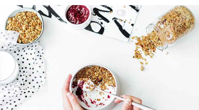 High fiber bowl of cereal