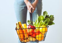 Plan your Diet with Healthy Fruits & Vegetables A basket of healthy fruits and vegetables