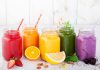 Fresh fruits and vegetables juices