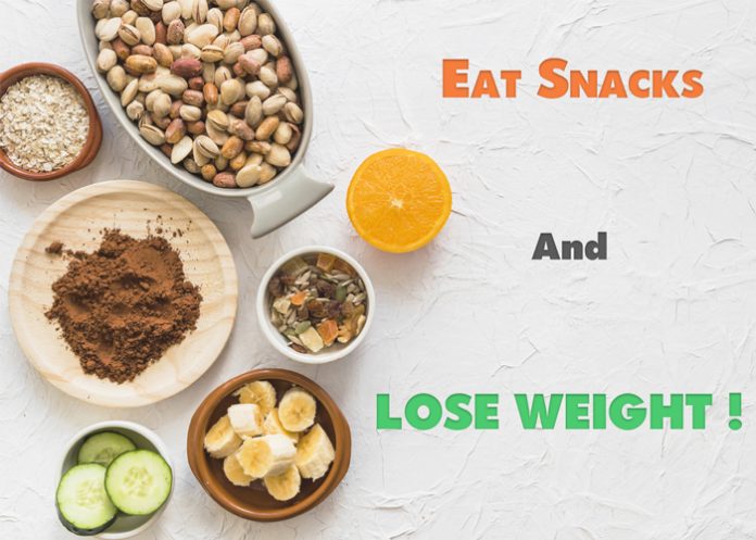 Eat healthy snacks to lose weight